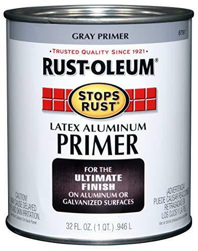 Rust-Oleum 8781502 Stops Rust Flat Aluminum Primer, 32 Fl Oz (Pack of 1)