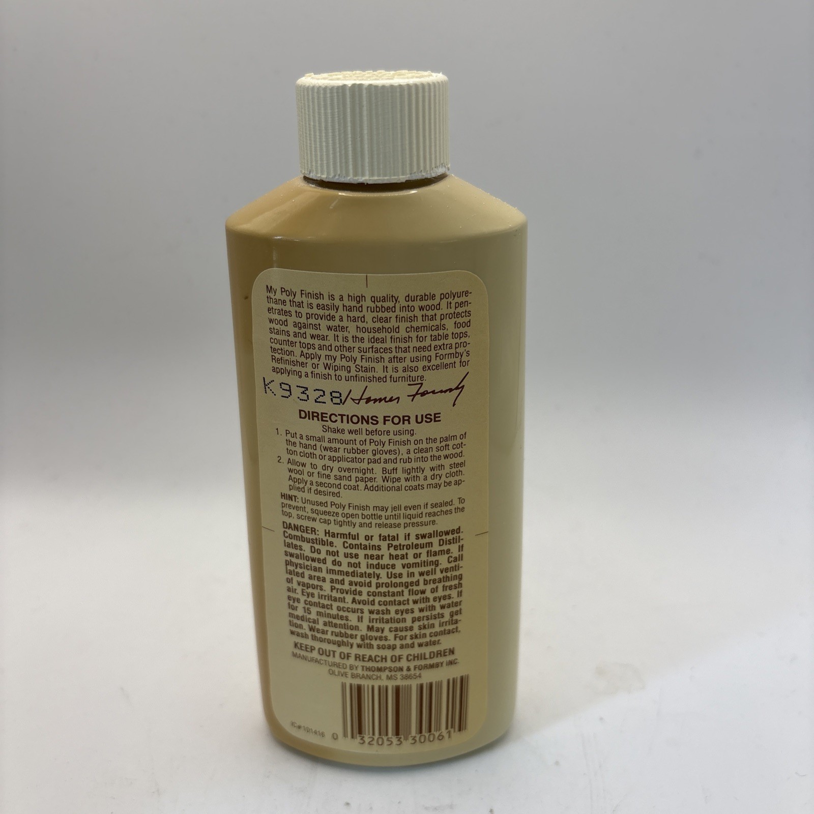 Vtg Formbys Poly Finish LOW Gloss Hand Rubbed Furniture 8 oz Discontinued New