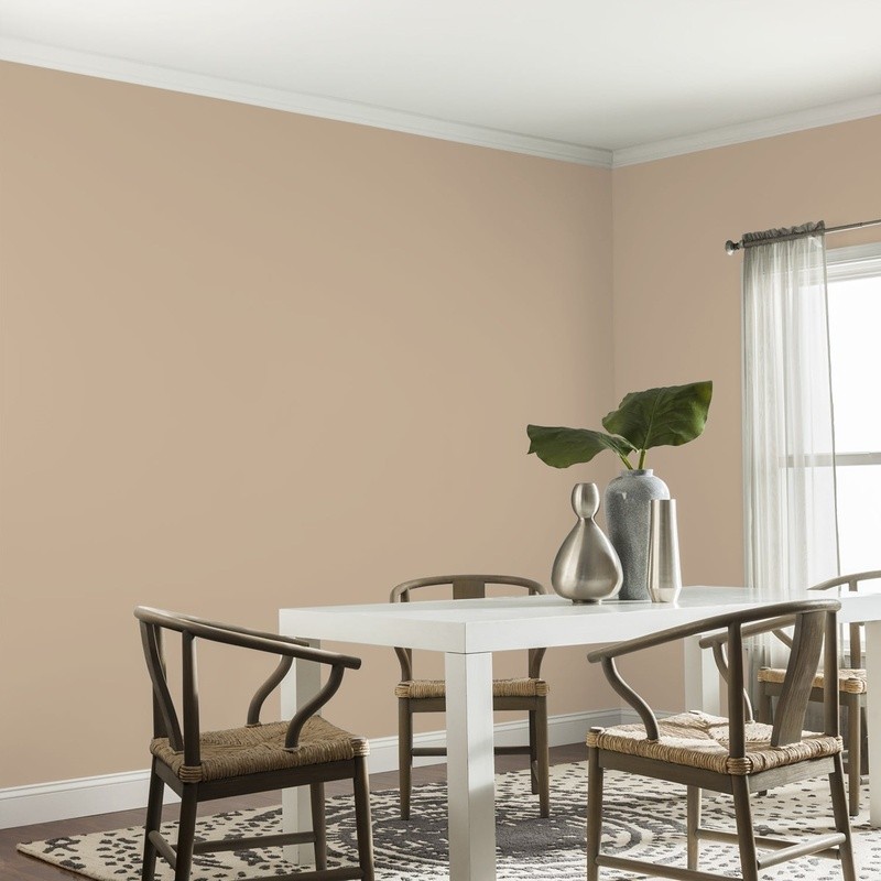 Low VOC Washable Interior Paint Multi-Surface Use Soft Beige Eggshell Finish