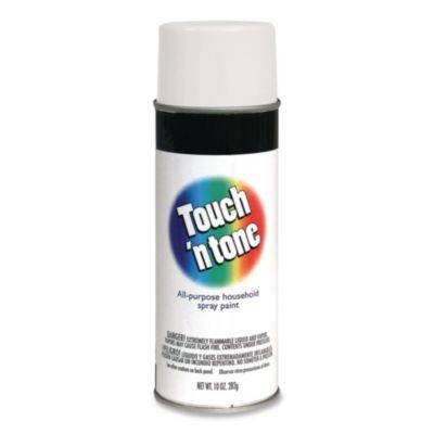Rustoleum 55280830 Touch’n Tone Spray Paint Flat White 10 Oz Can