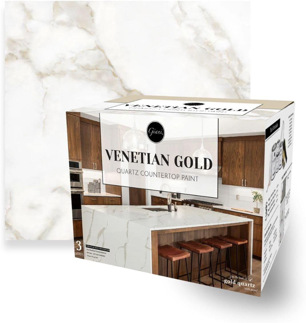 Quartz Easy Epoxy Countertop Paint Kit (Venetian Gold)
