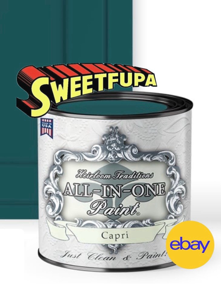ALL-IN-ONE Cabinet & Furniture Paint 32 Fl Oz Capri Low Luster Velvet Sheen New