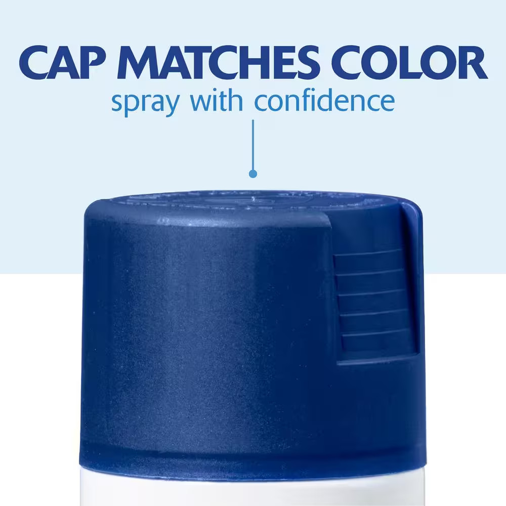 12 Oz. Satin Ink Blue General Purpose Spray Paint (6-Pack)