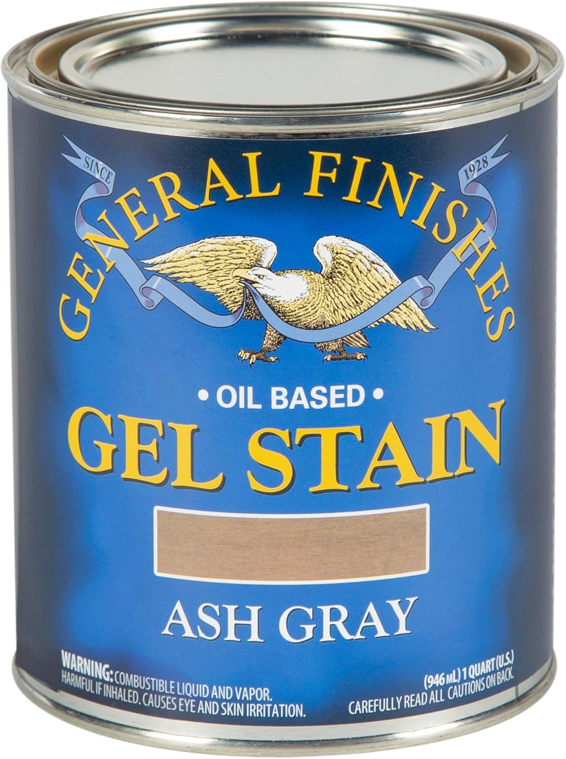 Oil Base Gel Stain 1 Quart Ash Gray