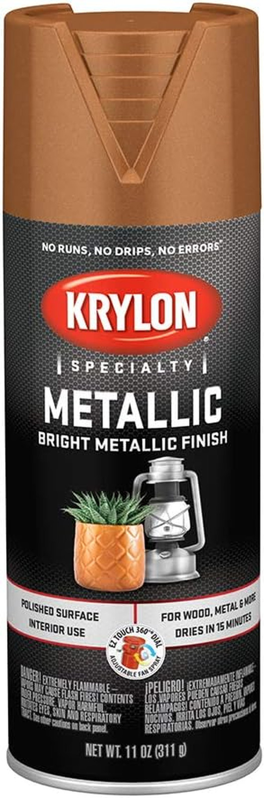 Krylon K01709A77 General Purpose Metallic Copper Spray Paint 12 Oz