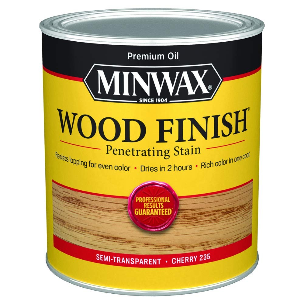 Minwax Cherry Wood Finish Oil Based Stain Quick Drying Perfect For Furniture
