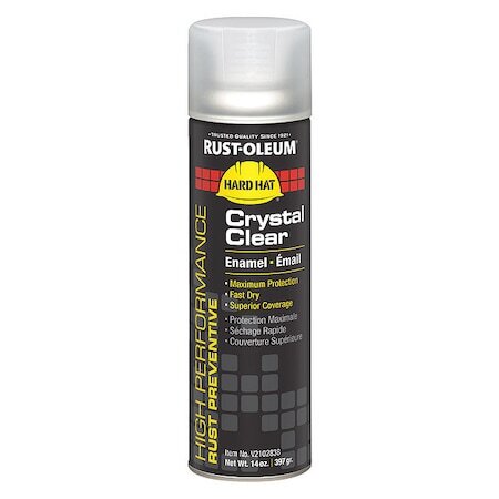 Rust-Oleum V2102838 Rust Preventative Spray Paint, Clear, Gloss, 14 Oz