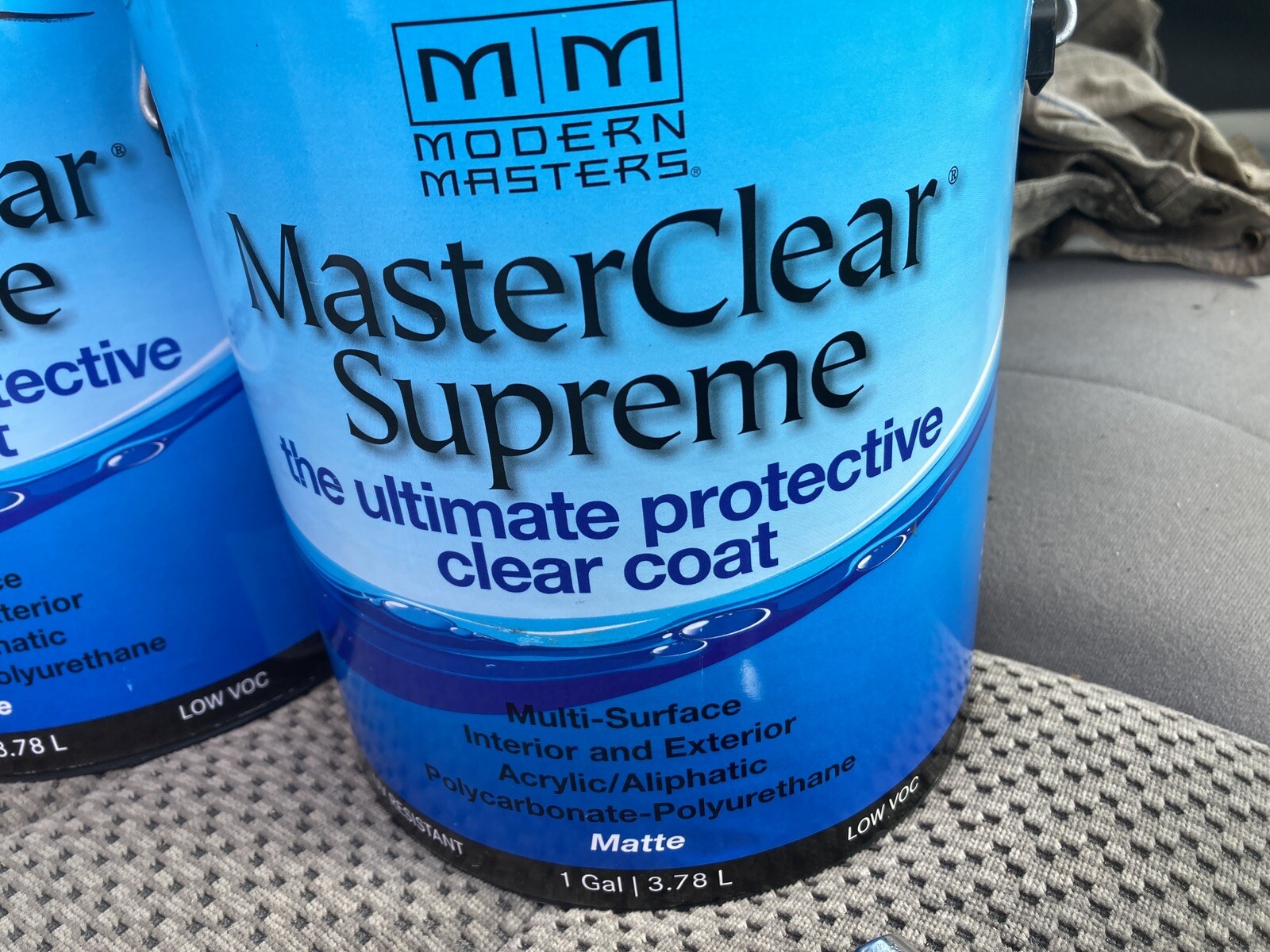 Modern Masters MasterClear Supreme Satin Clear Water-Based Protective Coat Gallo