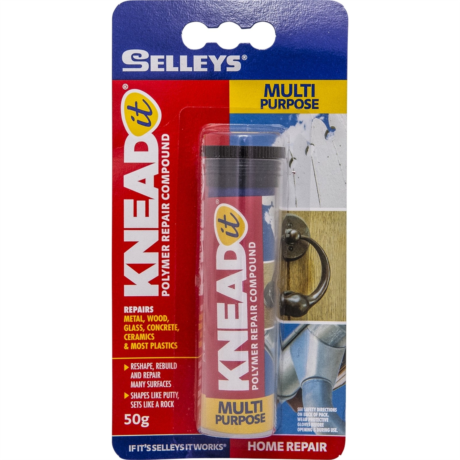 Selleys 50g Knead It Multi Purpose Epoxy Putty – Multi Purpose