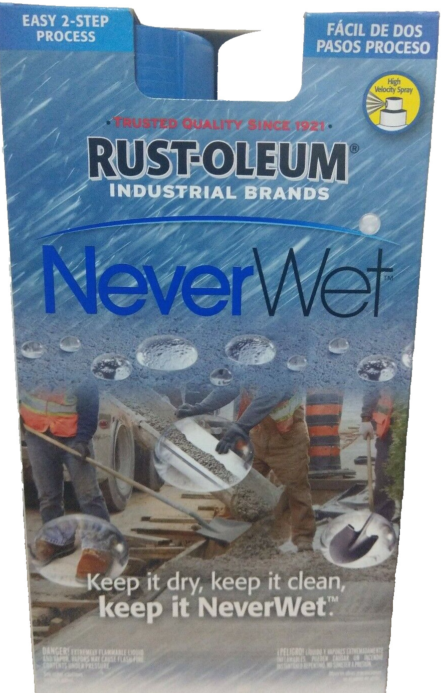 RUST-OLEUM 275185 NEVERWET INDUSTRIAL WATER MOISTUREREPELLENT TREATMENT KIT-SeeB