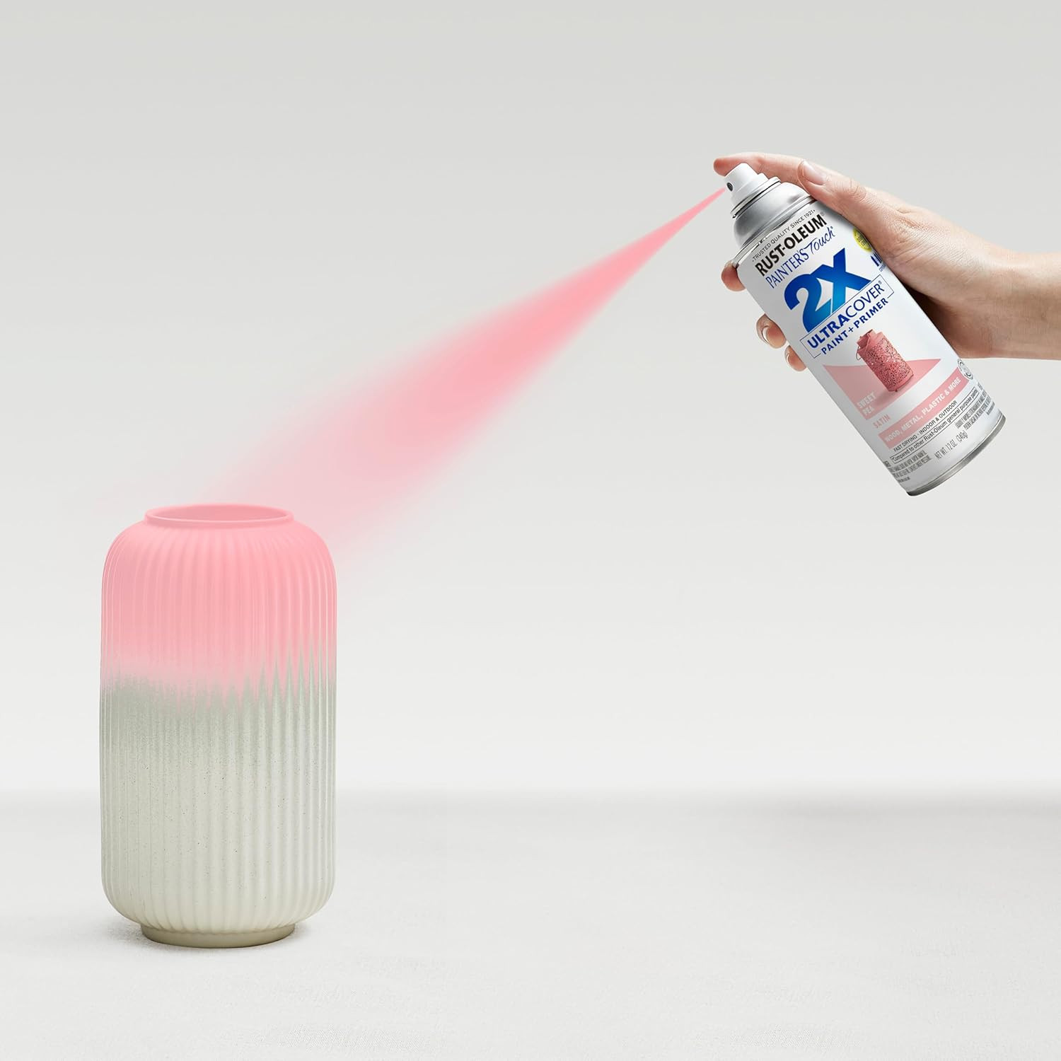 249063-2PK Painter’S Touch 2X Ultra Cover Spray Paint, 12 Oz, Satin Sweet Pea,