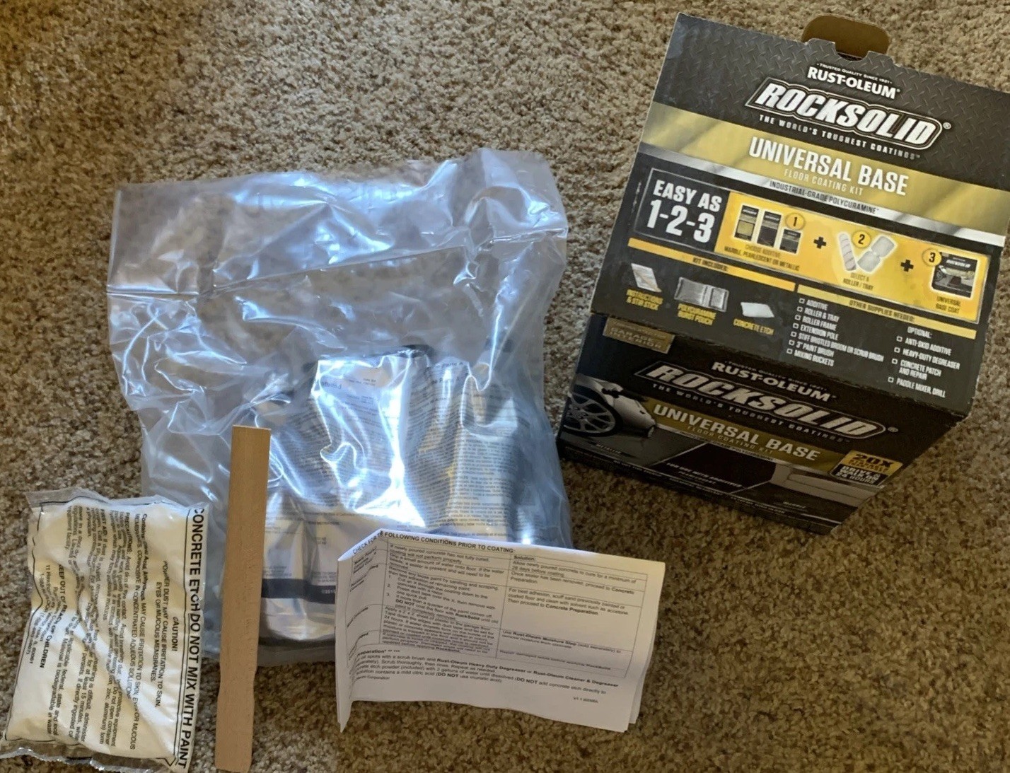 Rocksolid Universal Base Floor Coating Kit