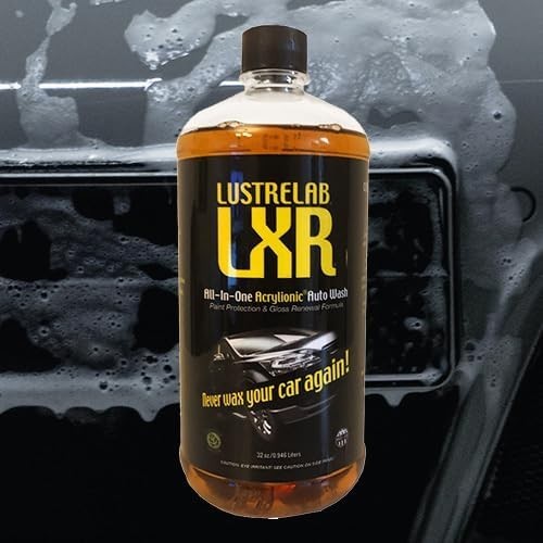 LustreLab LXR All-In-One Acrylionic Auto Car Wash and Wax, Replaces 5