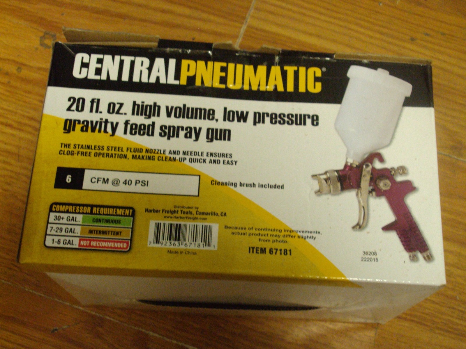 4 Central Pneumatic Astro Pneumatic. Professional Paint Spray Guns New In Box