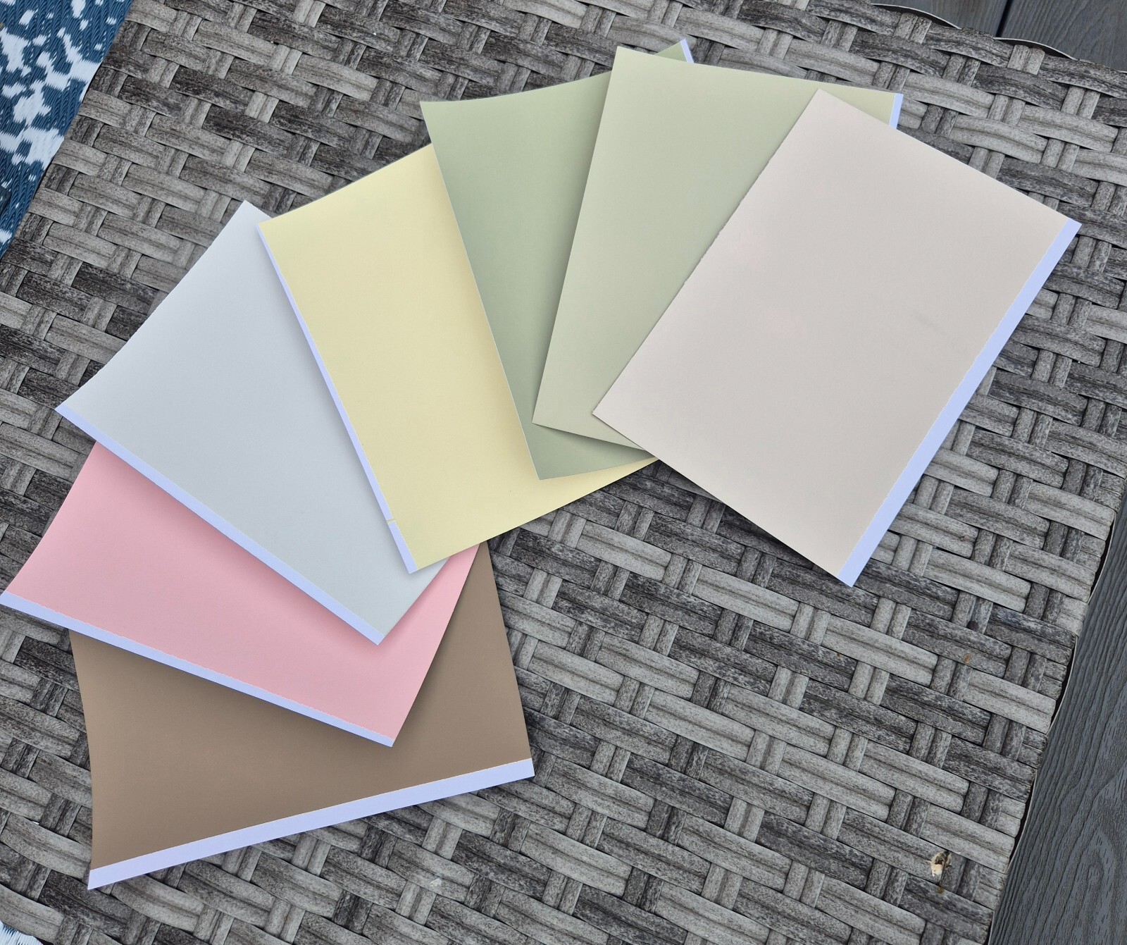 Farrow and Ball – Ready Painted Sample Cards – All Colours, A4/A5 High Quality.