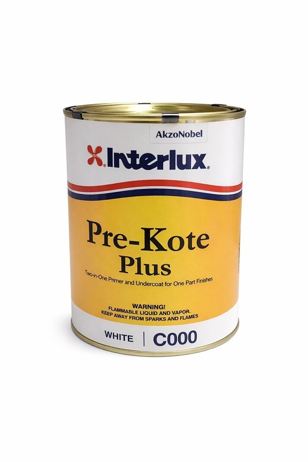 Interlux Pre-Kote Plus Boat Primer White 1 Gallon YUC000/1GLUS
