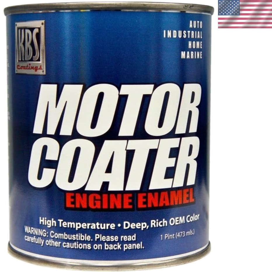 60302 Gloss Black Motor Coater Engine Paint – 1 Pint