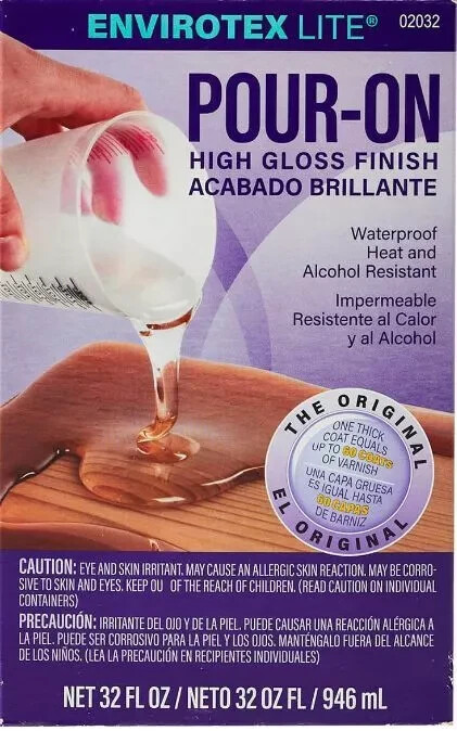 2032 Envirotex 32 Ounce Lite Pour-On High Gloss Finish