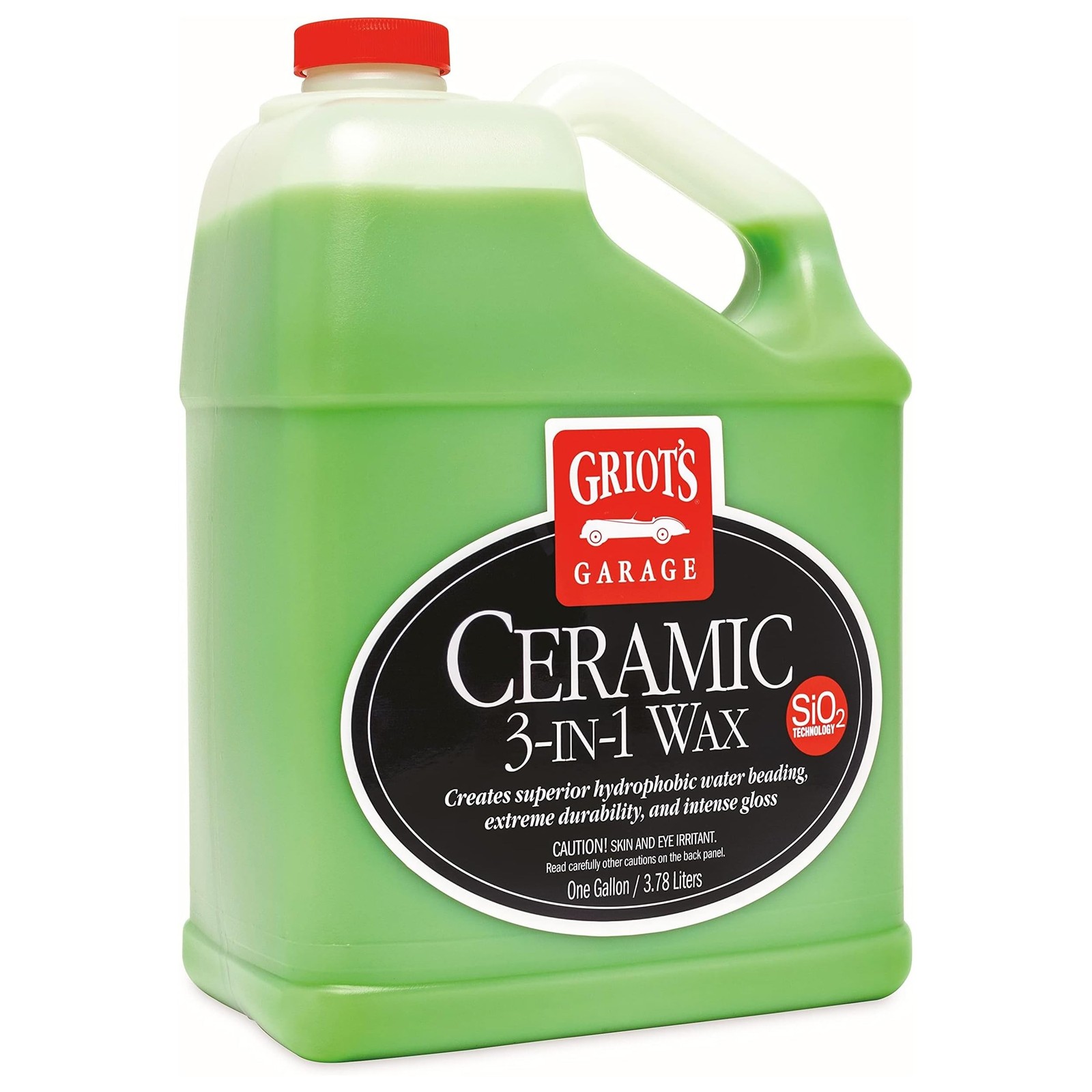 Griot’s Garage Ceramic 3-in-1 Wax, SiO2 Spray for Cars, Trucks, RV’s