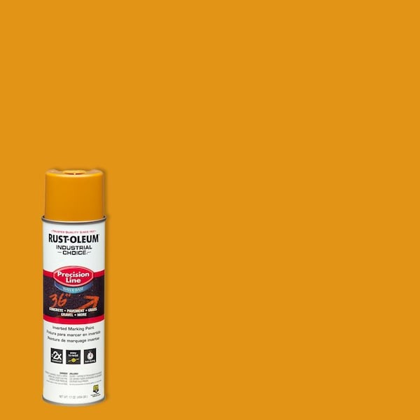 Industrial Choice 203033 Inverted Marking Paint, 17 Oz., Yellow, Water -Based