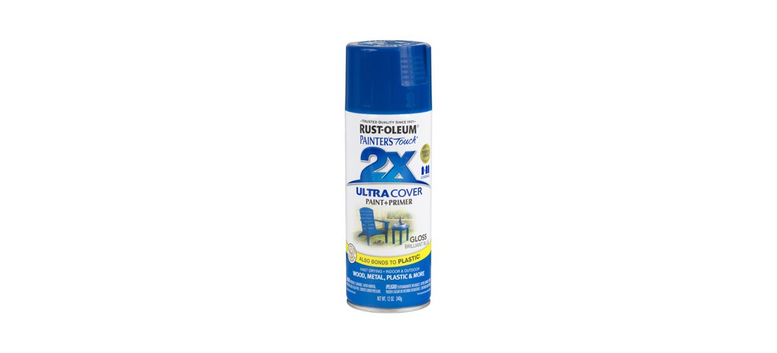 PAINTER’S Touch Gloss Spray Paint, Gloss, Brilliant Blue, 12 oz, Aerosol Can