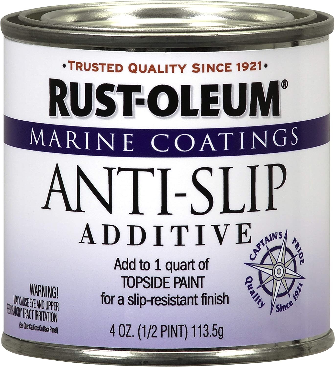 Rust-Oleum 207009 Marine Anti-Slip Additive 1/2-Pint, 4 Ounce, Clear, Pack of 1