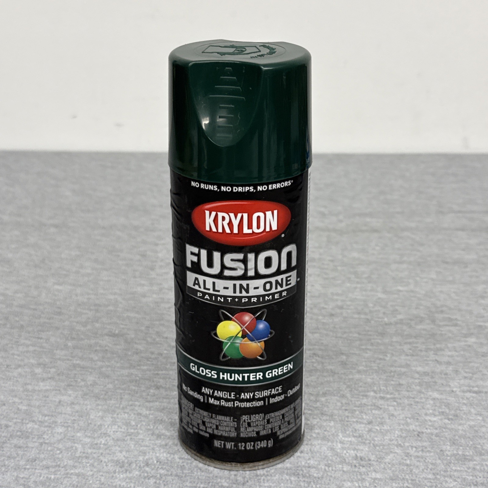 Hunter Green Spray Paint 12 Ounce Indoor Outdoor Strong Adhesion No Peel