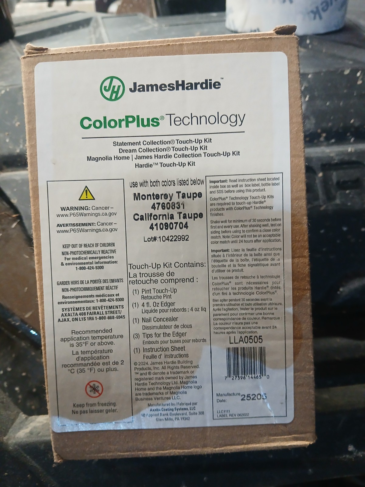 James Hardie ColorPlus Monterey taupe Touch Up Paint Kit 16oz