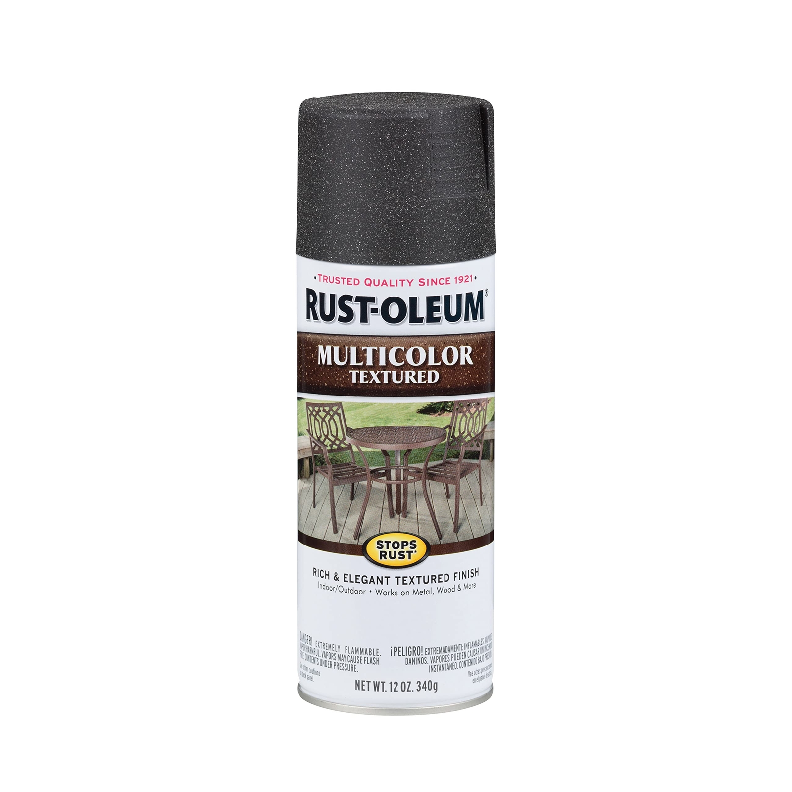 Rust-Oleum 223525 Stops Rust Multi-Color Textured Spray Paint, 12 Ounce (Pack…