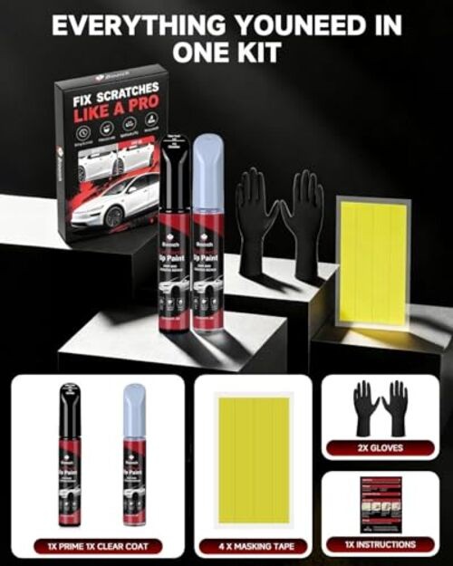 Obsidian 212 Touch Up Paint Kit with 2K Clear Obsidian(212) for Lexus