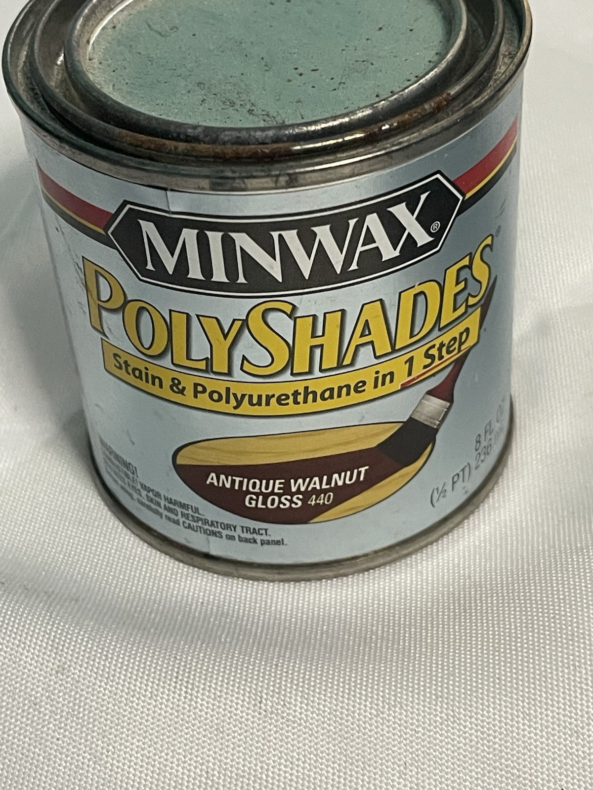 Minwax PolyShades Stain & Polyurethane Antique WALNUT GLOSS 1/2 Pt New