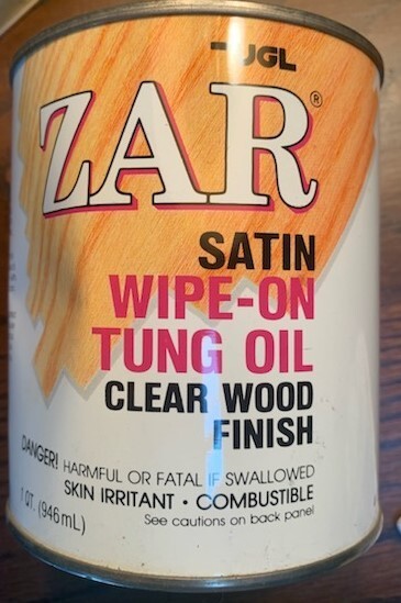 ZAR TUNG OIL WIPE ON FINISH CLEAR SATIN QUART