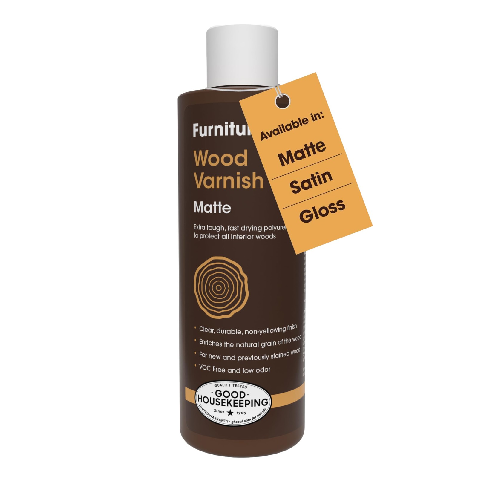 ​Furniture Clinic Wood Varnish | Matte | Polyurethane 8.5 fl oz,