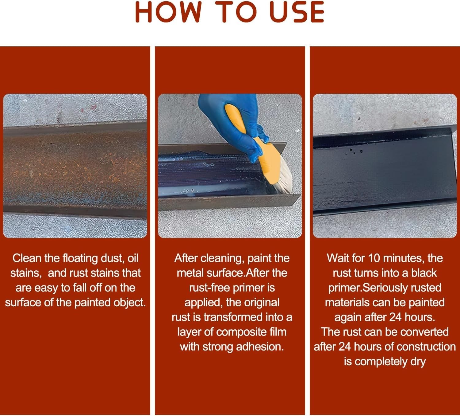 Anti Rust Converter Paint for Car Chassis & More: Easy-to-Use Waterproof Formula