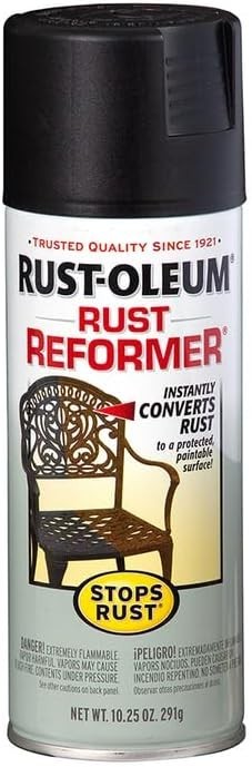 Rust-Oleum 215215-6PK Stops Rust Rust Reformer Spray, 10.25 oz, Black, 6 Pack