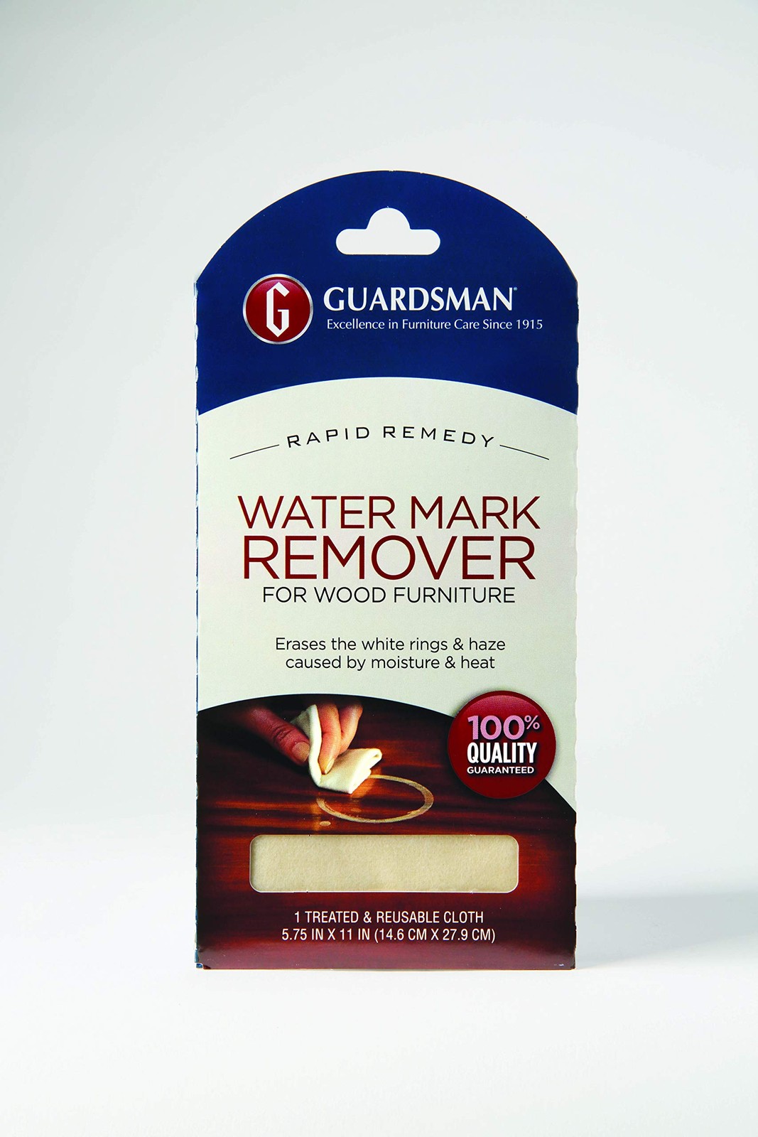 Guardsman Reusable Water Mark Remover Cloth | Wood 1 Count (Pack of 1), White