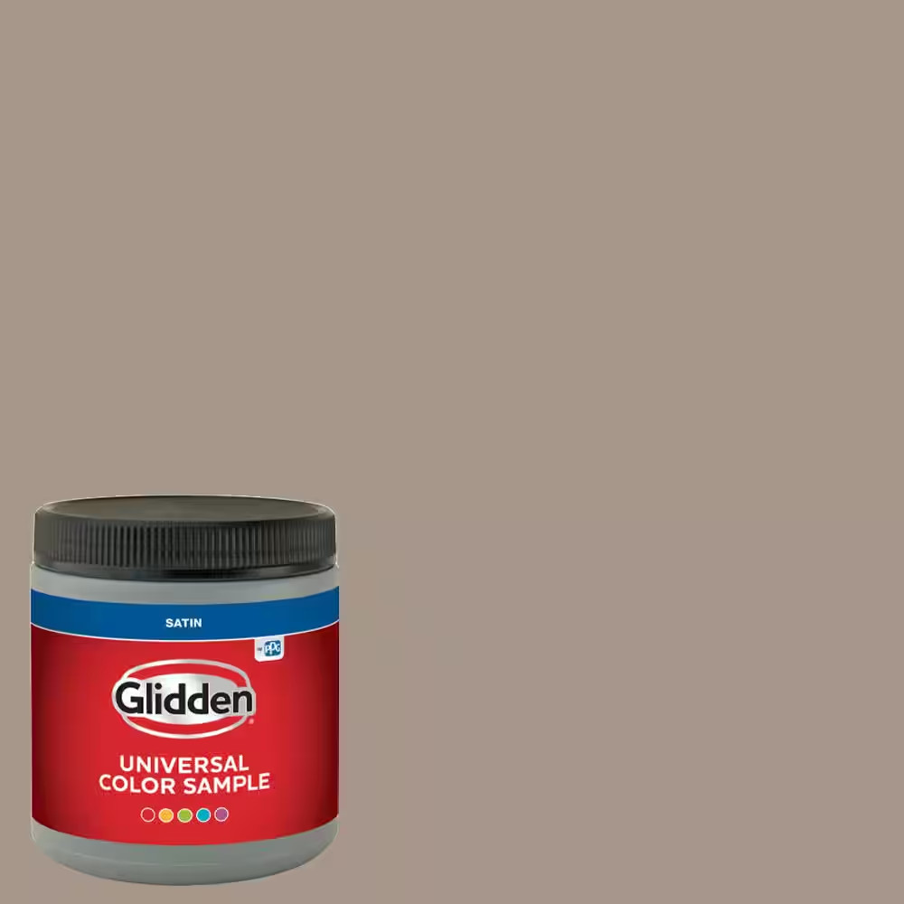8 Oz. PPG1020-5 Earl Gray Satin Interior Paint Sample