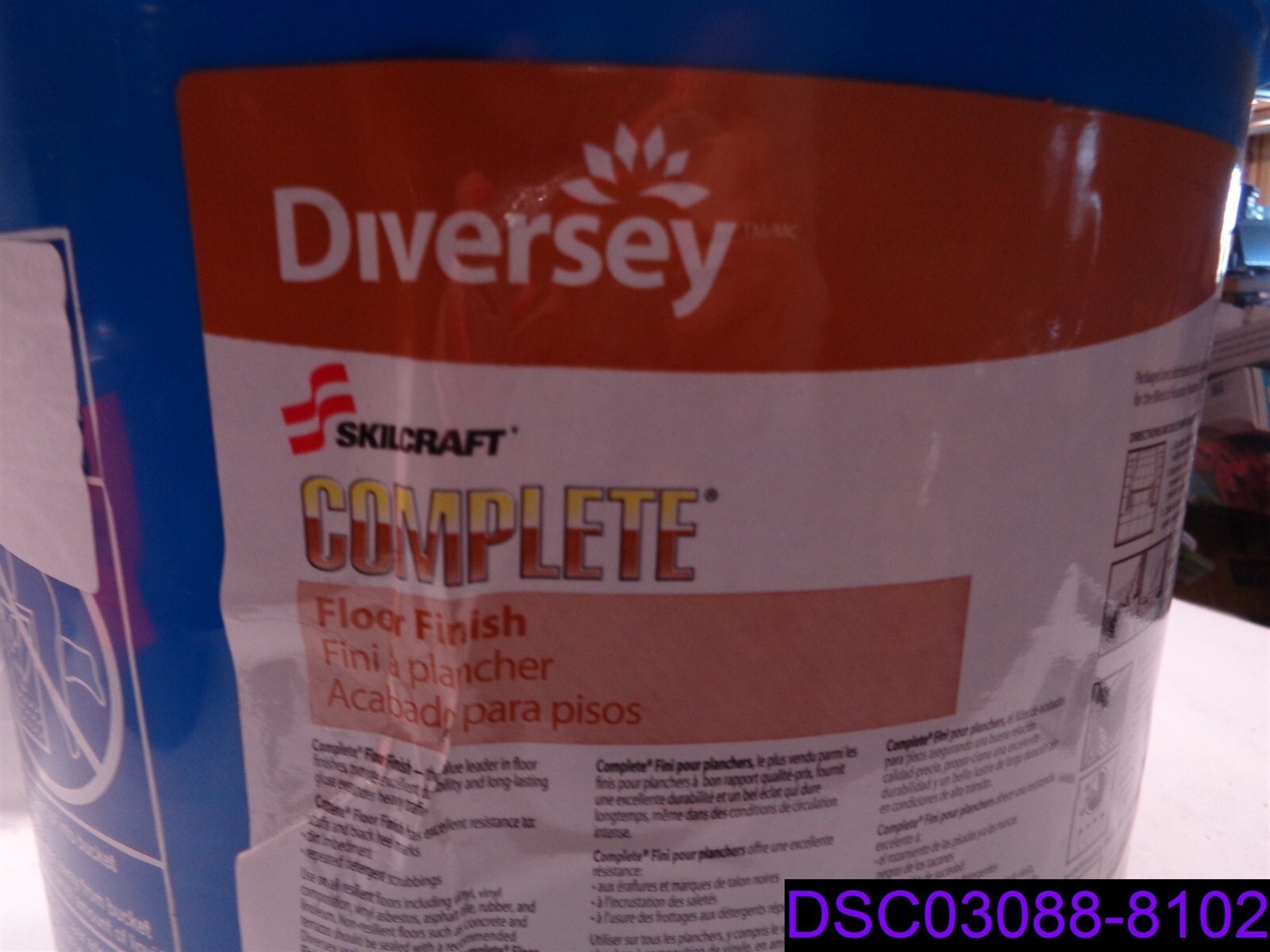 Ability One Diversey Skilcraft Complete Floor Finish 5 Gallon 7930013808387