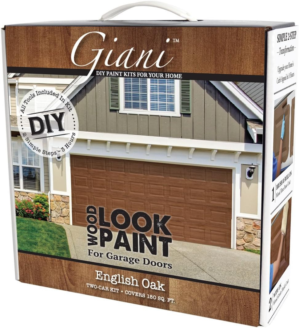 Wood Look Paint Kit for Garage Doors (English Oak)