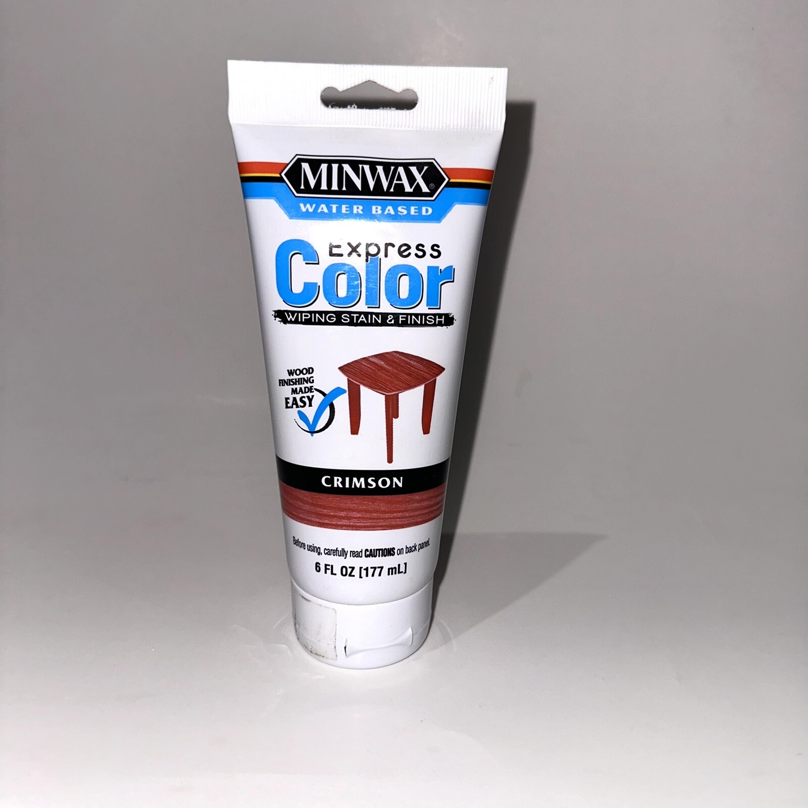 Minwax Express Color Wiping Stain and Finish, Crimson 6oz NEW