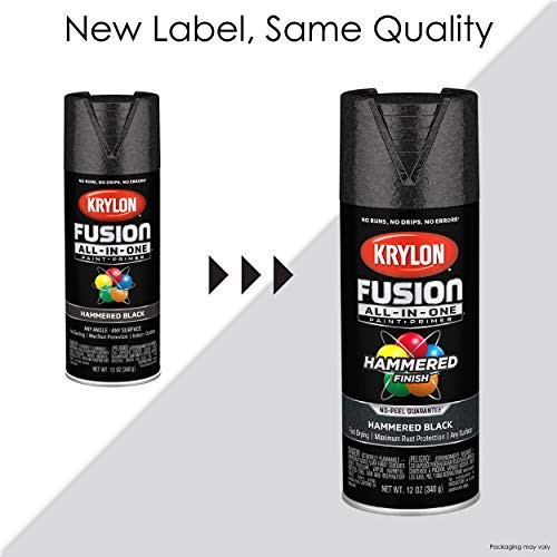Krylon Hammered Finish Spray Paint Dark Bronze 12 Ounce Indoor Outdoor Use