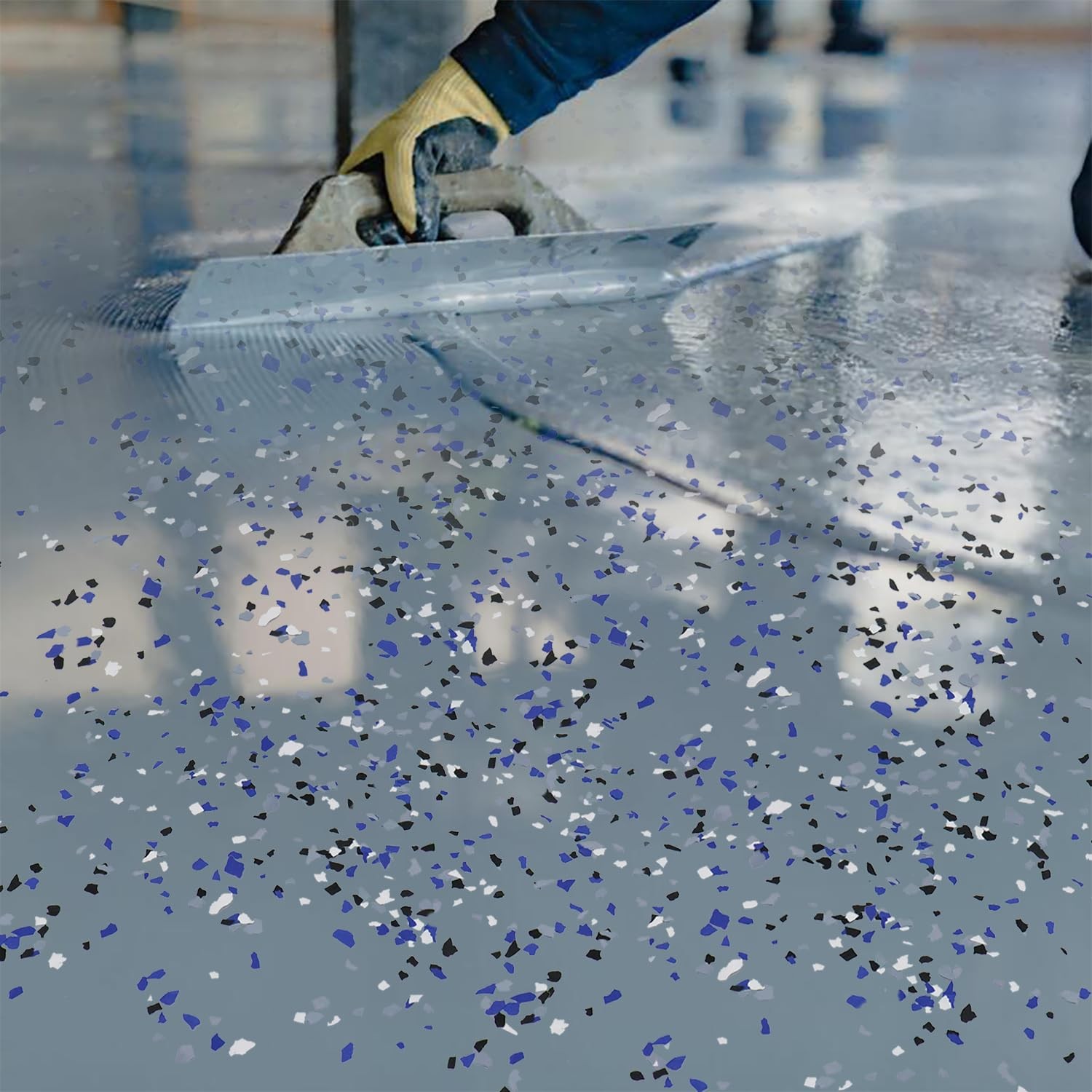 Epoxy Floor Flakes 2lb Color Chips Decorative Flake Overlay Garage Paint Chips