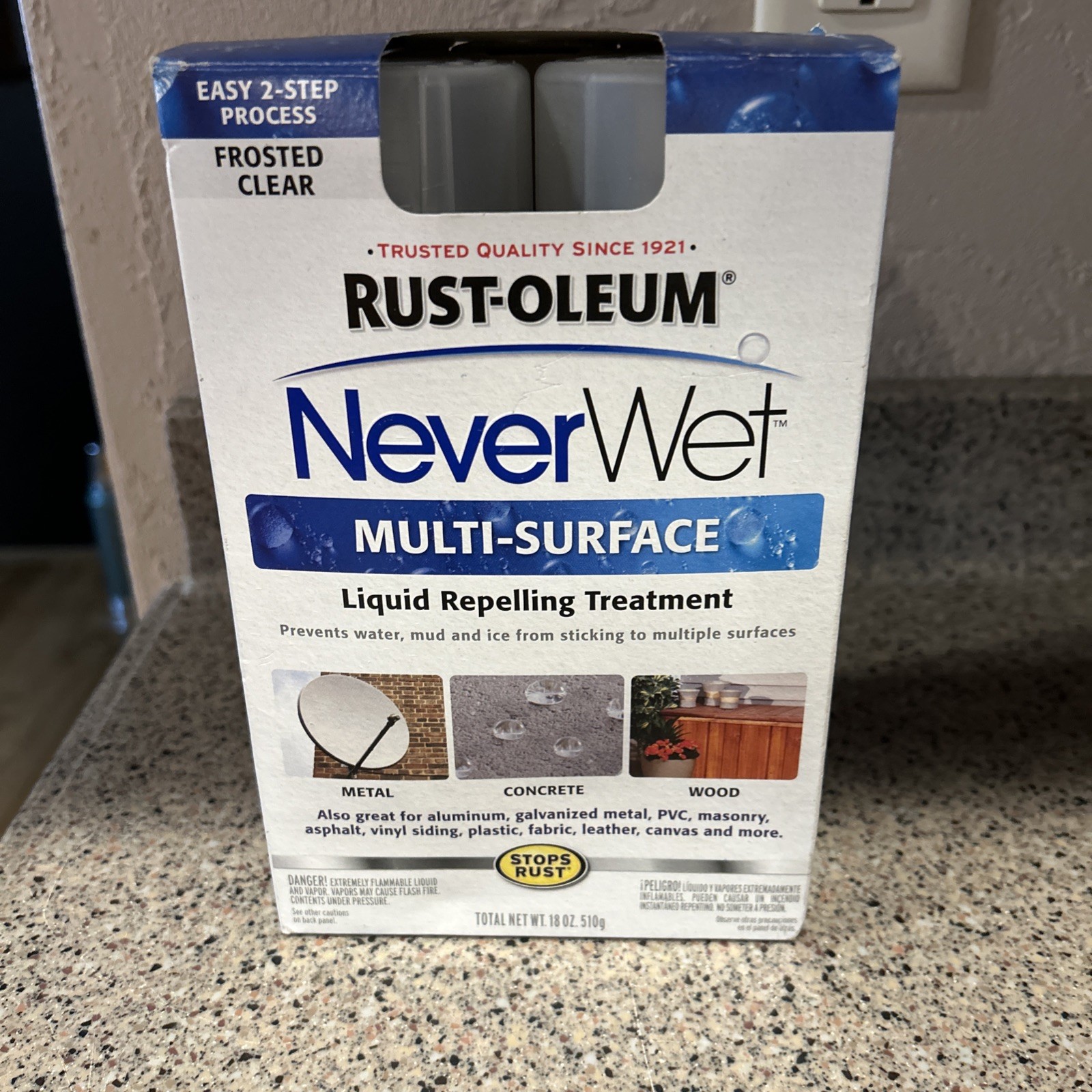 Rust-Oleum NeverWet Multi-Surface Liquid Repelling Treatment – Frosted Clear