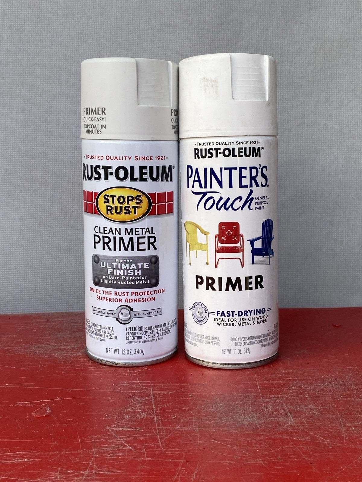 Free Shipping! Lot of 2! Rust-Oleum Primers – White, 12oz