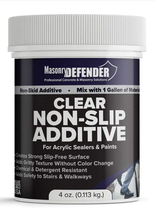 Clear Anti Slip Paint Additive Floor Grip Acrylic Sealers Paints Home Repairs 4o