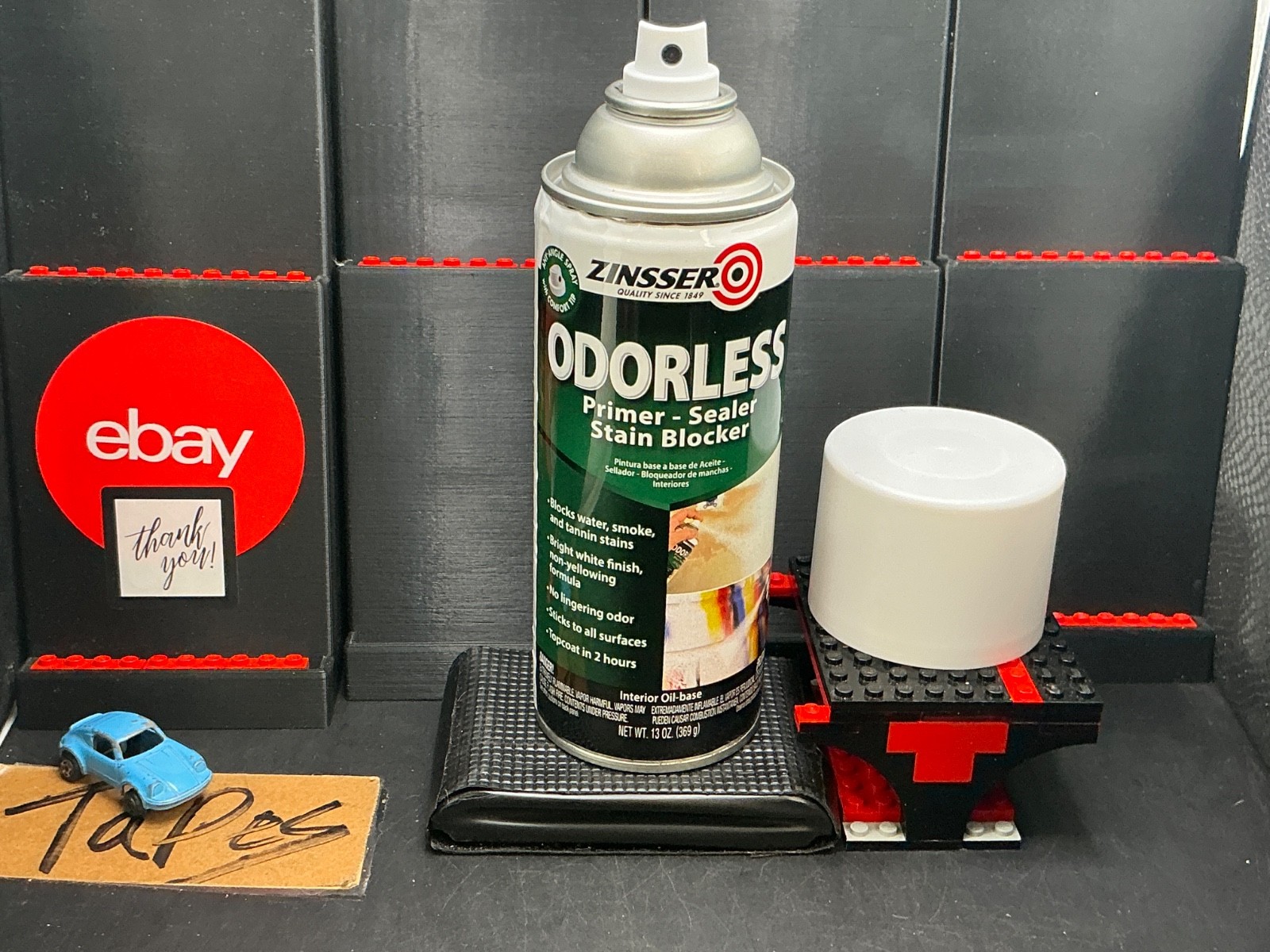 Zinsser 3959 Stain Blocker . Bright White, 13 Oz, Aerosol Can, Flat nib 📦