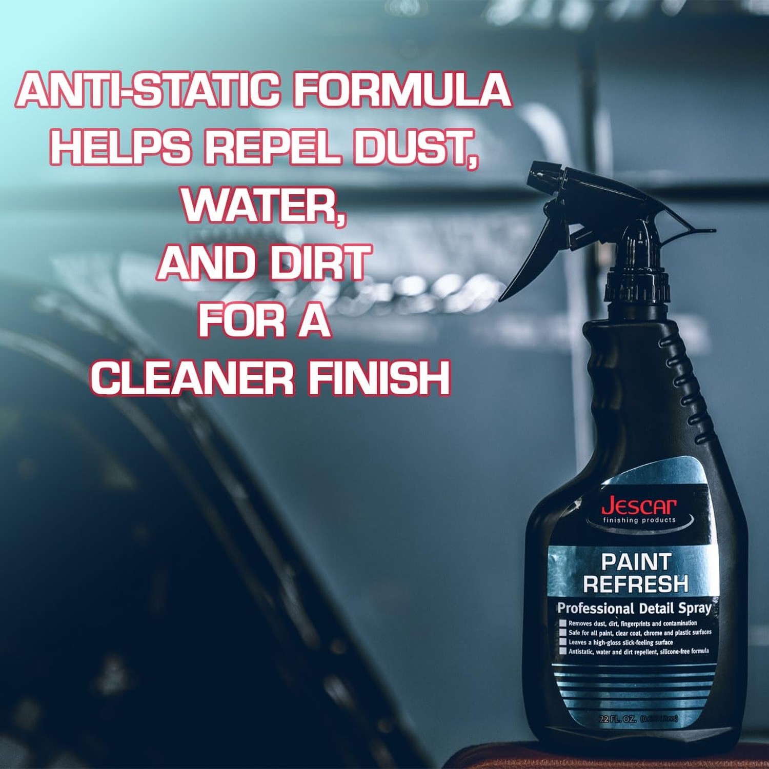 Jescar Paint Refresh Detail Spray – 128oz – Quick Detailer, Spray On Wipe Off…