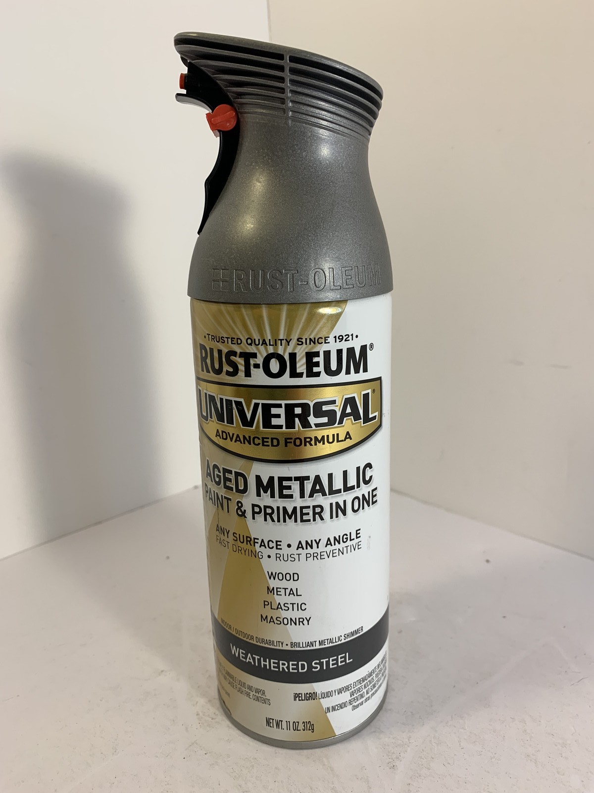 Rust-Oleum Universal Advanced Formula Spray Paint & Primer Aged Metallic