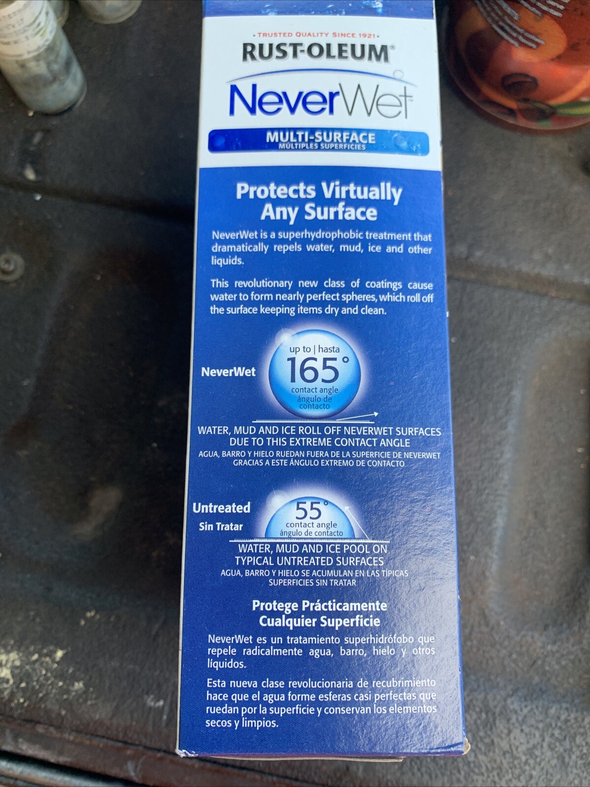 Never Wet Rust-Oleum Multi-Surface Liquid Repelling Treatment Kit Frosted Clear
