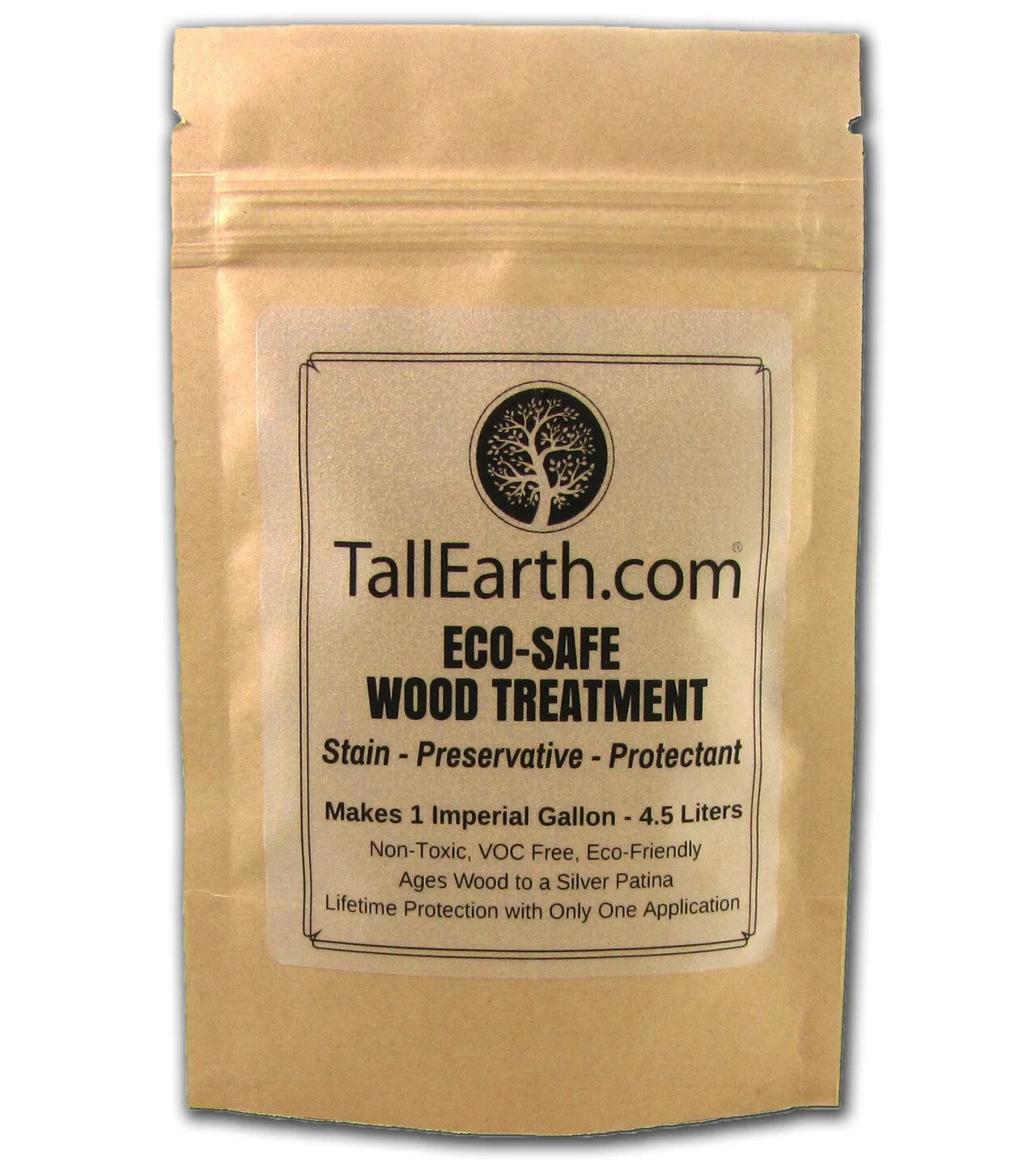 Tall Earth ECO-SAFE Wood Treatment Non-Toxic Wood Stain & Preservative 1/3/5 gal